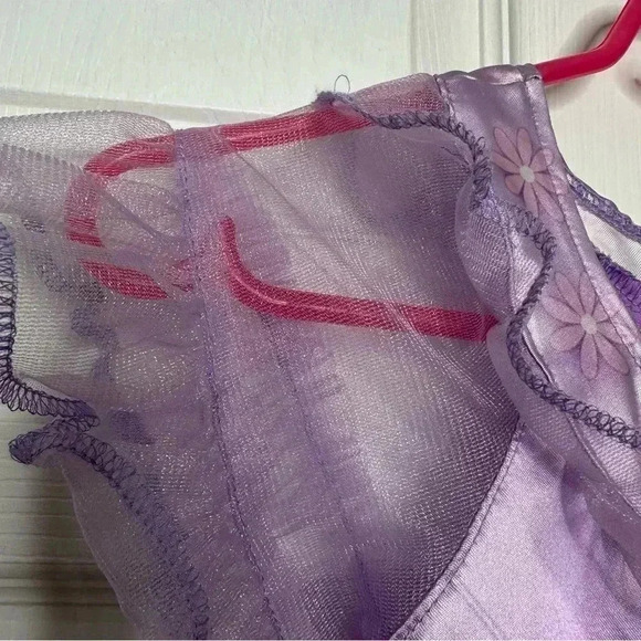 Encanto Isabella Dress Floral Pink & Purple Size 4-6X - Picture 5 of 15